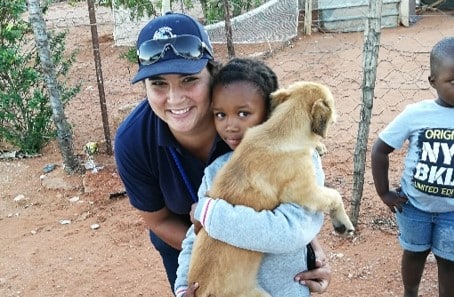 NSPCA Inspector and Young Girl Choosing her Dog
