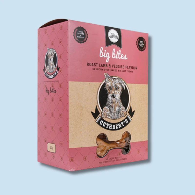 Cuthbert’s Roast Lamb & Veggies – Dog Biscuits – 1kg