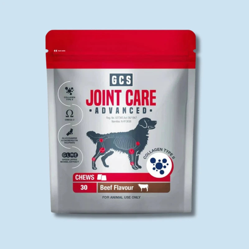 GCS Joint Care Advanced Chews – Dog Supplement – 30’s (Beef Flavour)