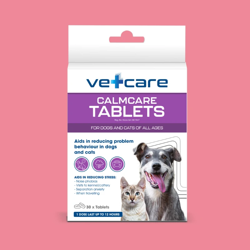 VetCare CalmCare Tablets – For Dogs & Cats – 30’s